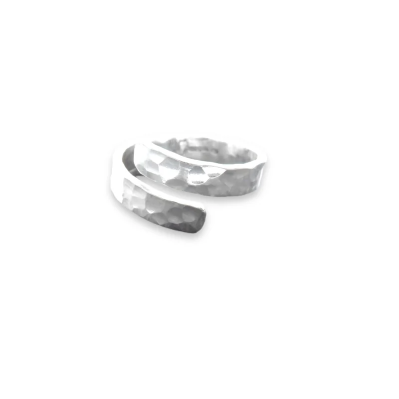 Sterling silver dimple ring. Available in 3 sizes.