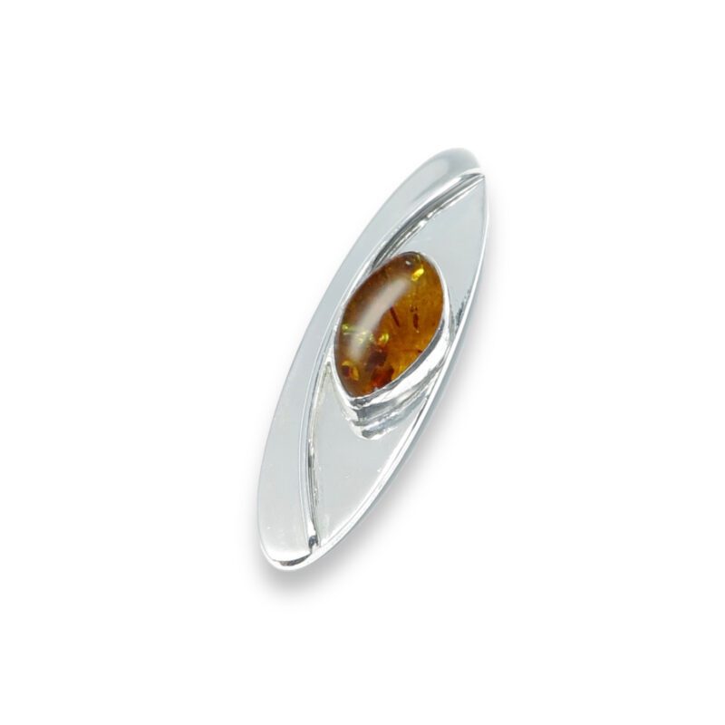 C259 - Sterling silver and Amber Pendant